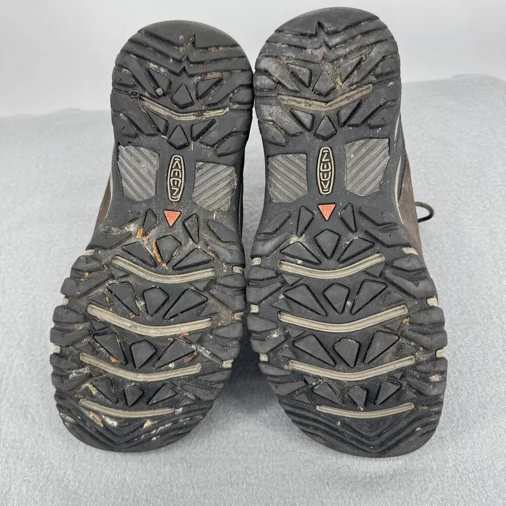 KEEN Targhee III Mid Waterproof Hiking Boots Mens 9.5 Brown 1023030